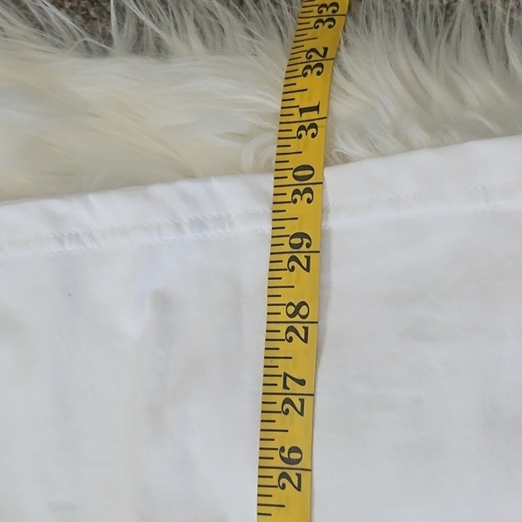 Gildan Lightweight White Tee with Red and Yellow KC Chiefs Graphics - Picture 11 of 11